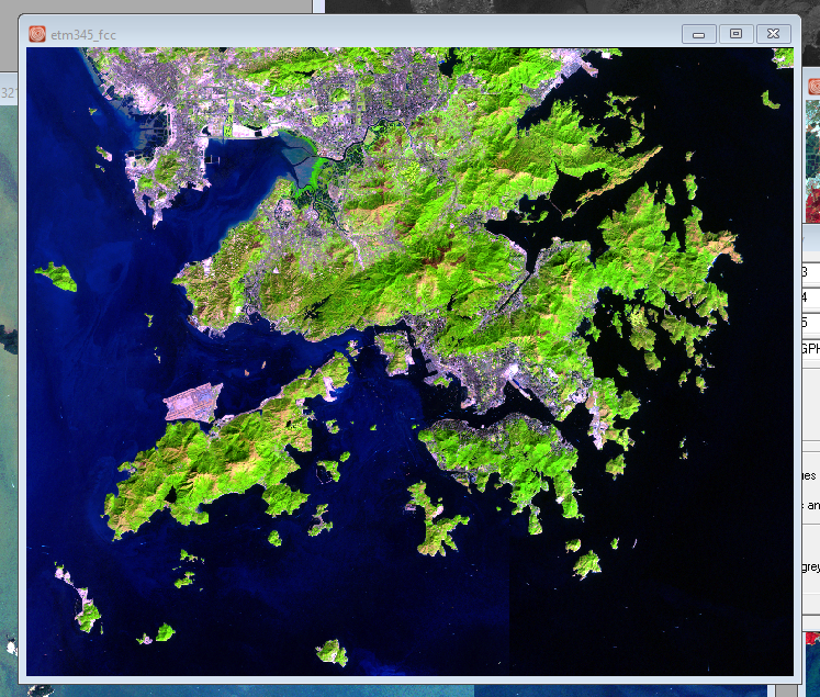 Hong Kong — Vegetation Band Combination