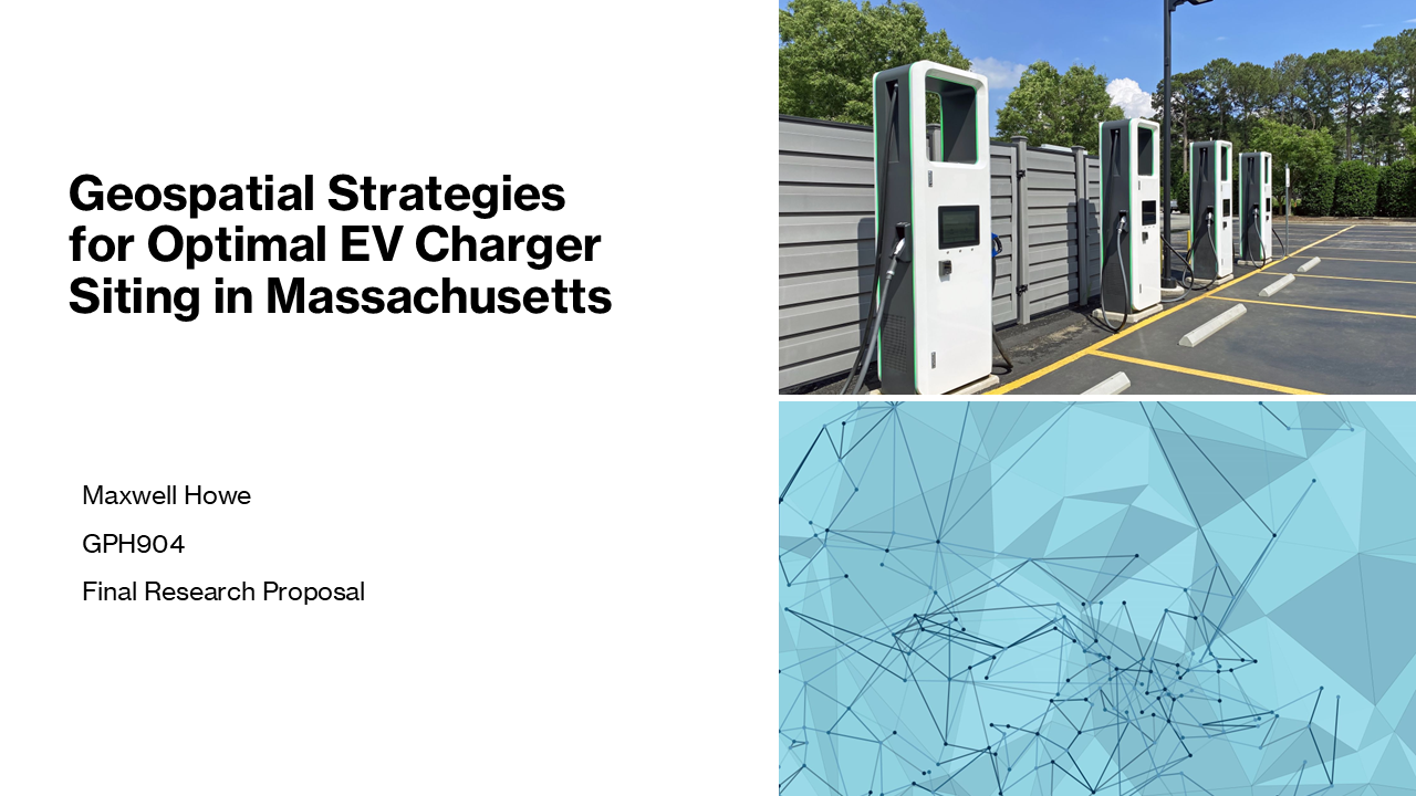 EV charging station siting research map