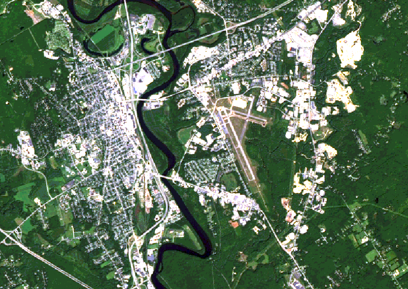 Concord, NH — Landsat Natural Color