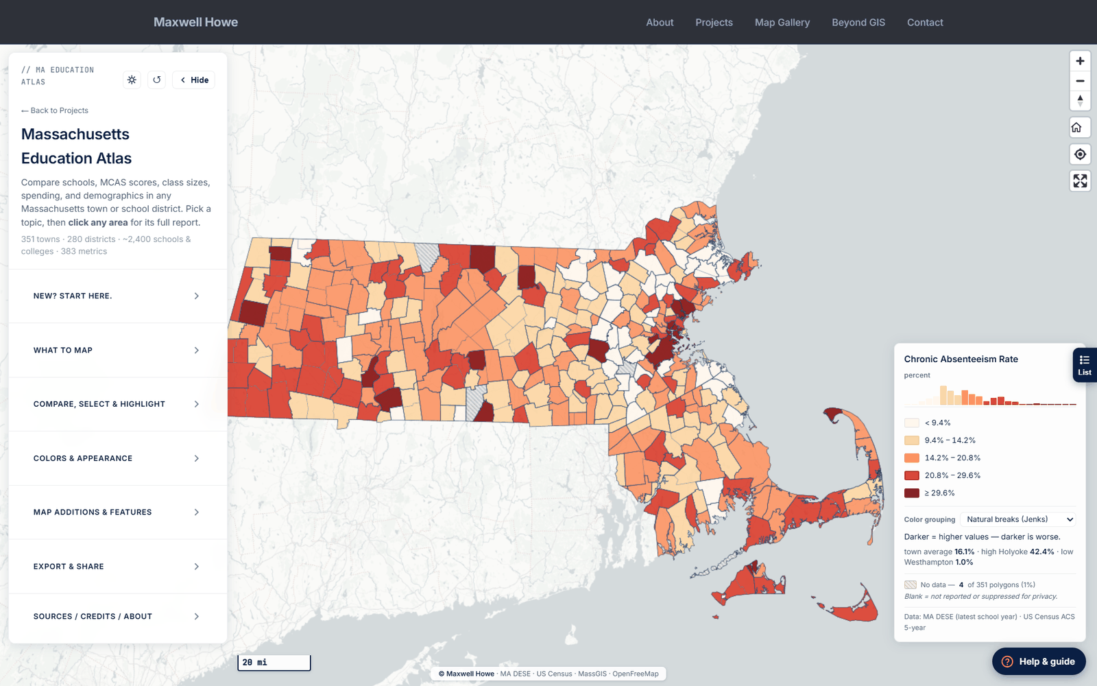 Massachusetts Education Atlas