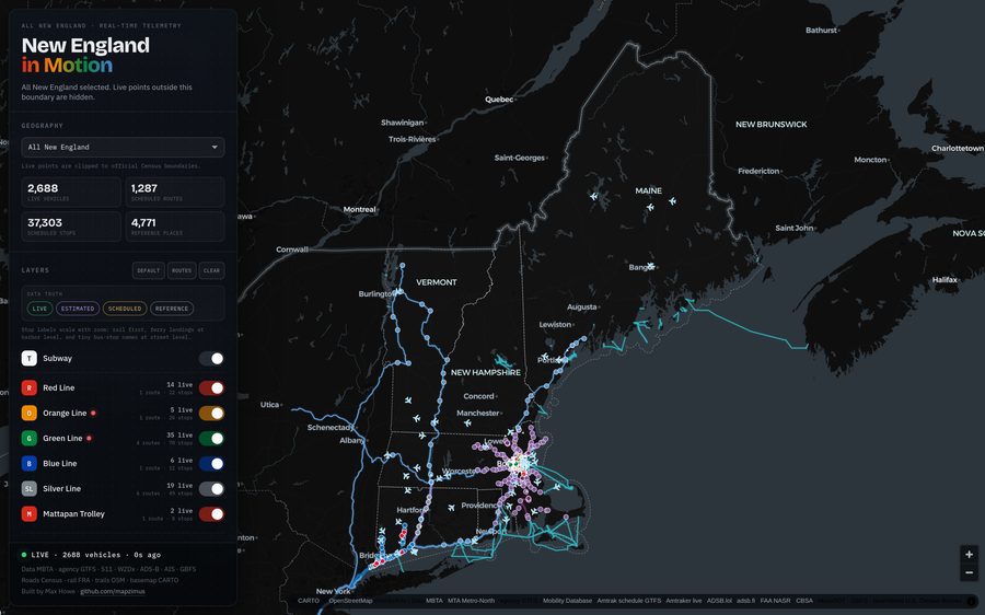 New England in Motion