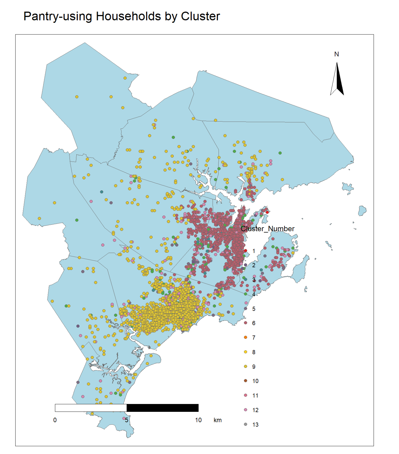 Salem Pantry food access map