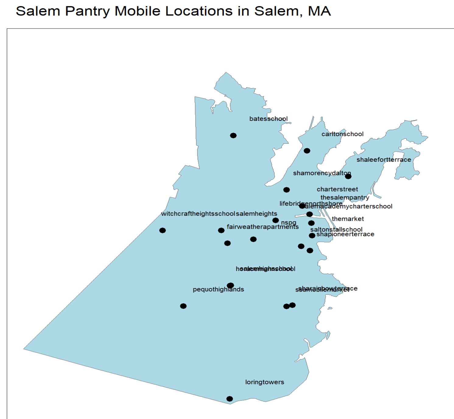 Salem Pantry: Mobile Distribution Locations