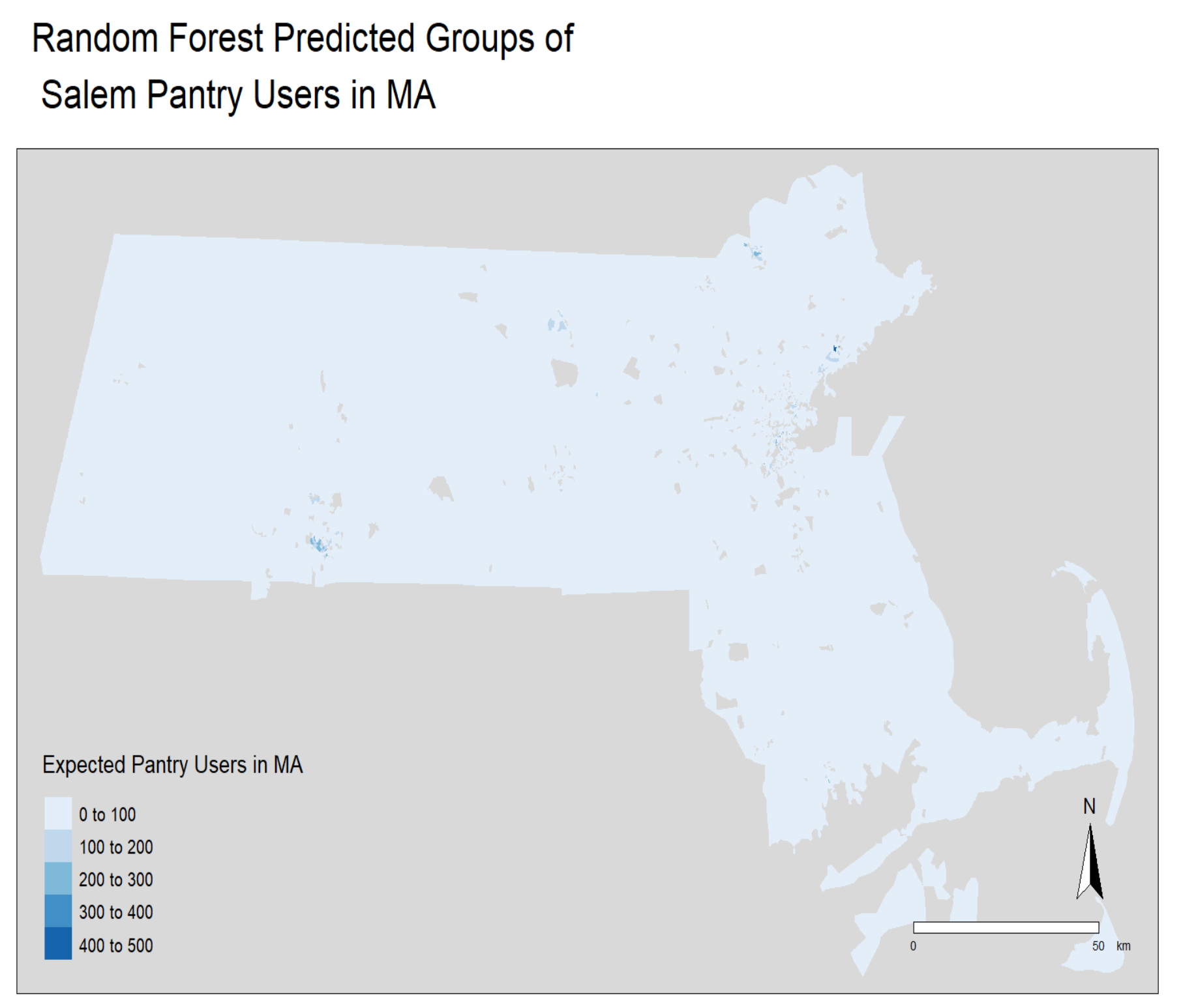 Salem Pantry: Pantry-Using Households by Cluster
