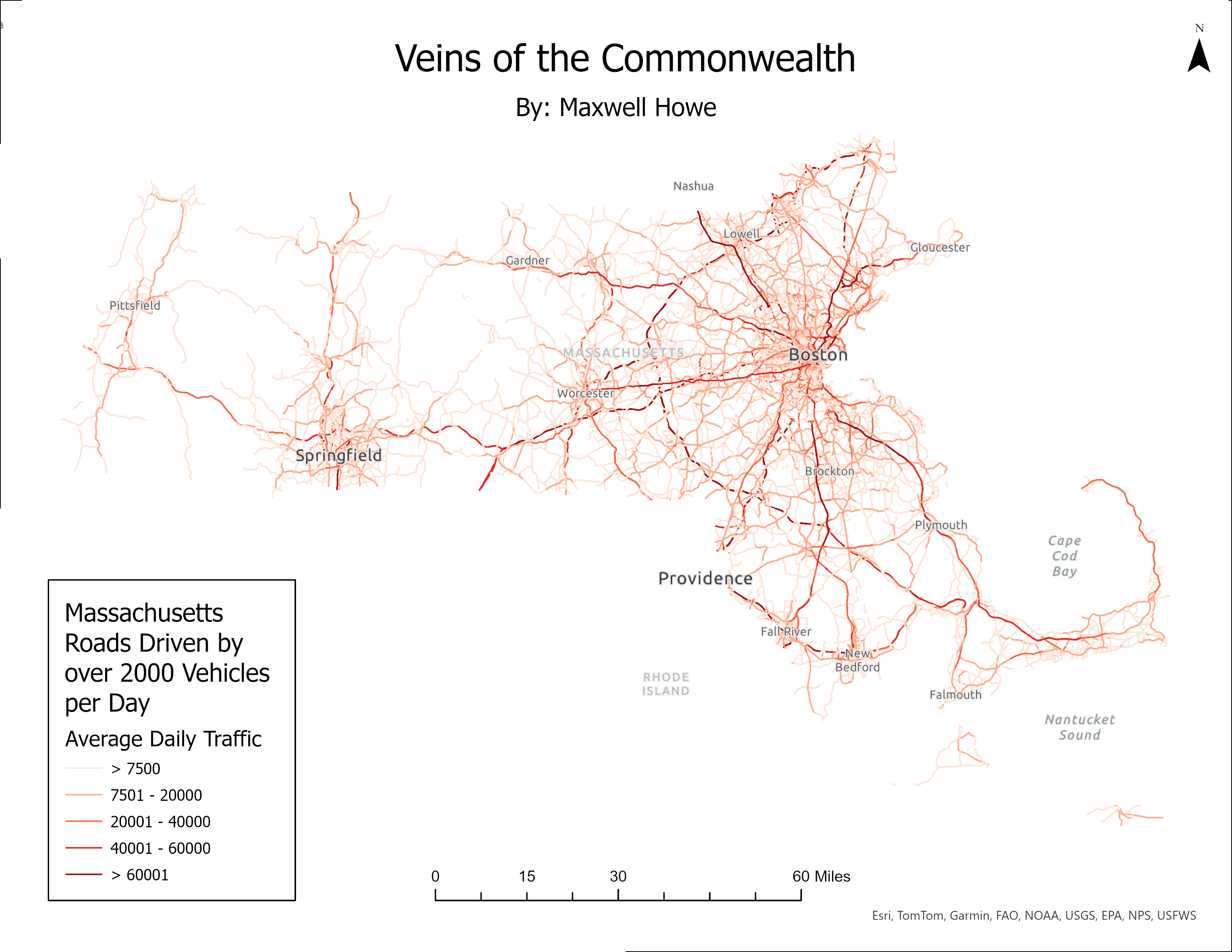 Veins of the Commonwealth — Massachusetts transportation network
