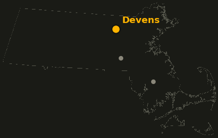 Site location in Massachusetts