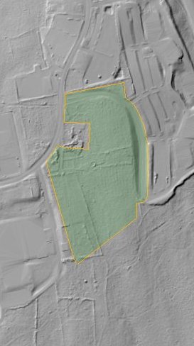 2021 lidar hillshade of 4 Technology Drive, Milford