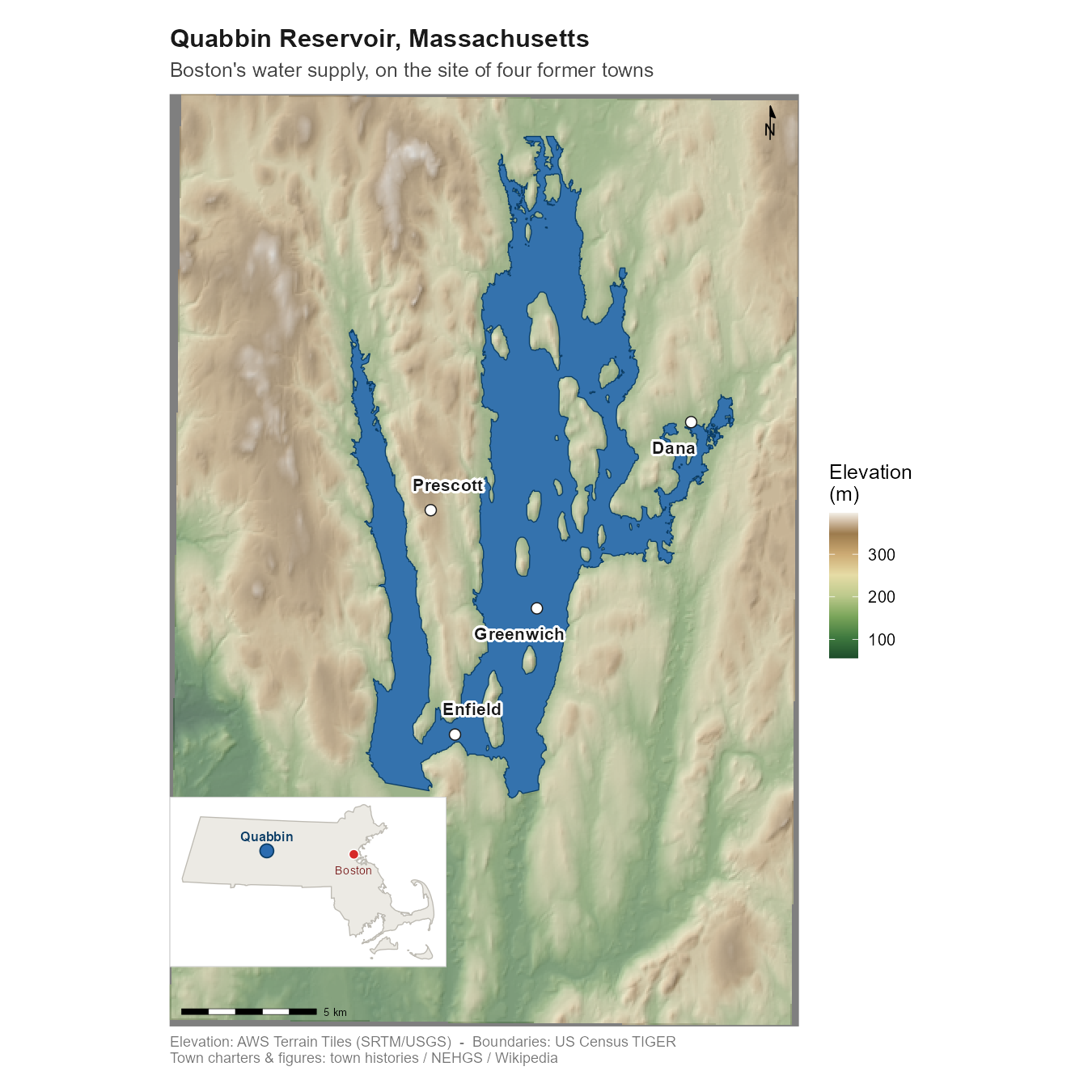 Quabbin: Locating the Swift River Valley