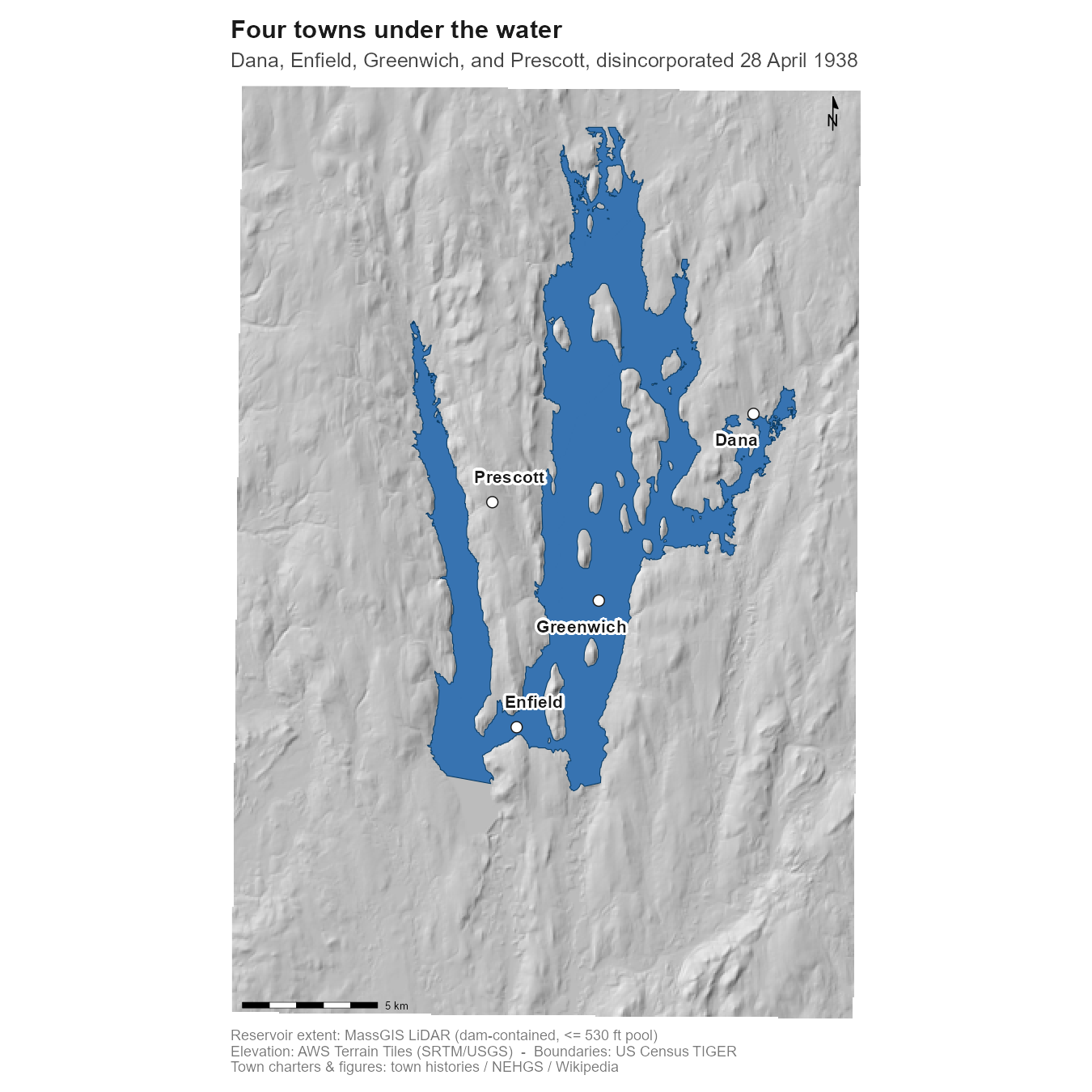 Quabbin: Four Towns Under the Water