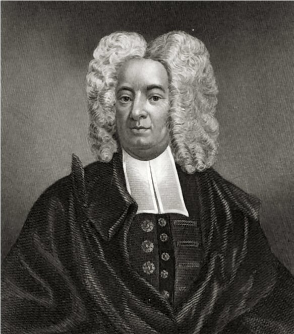 Cotton Mather, mezzotint by Peter Pelham, 1727.