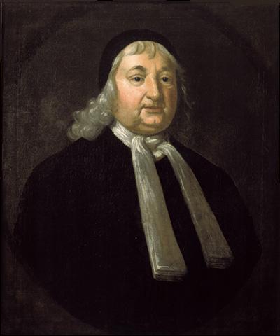 Judge Samuel Sewall, period portrait.